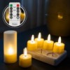 6 Oplaadbare waxinelichtjes