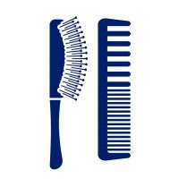 Green Clean Hairbrush & Comb set